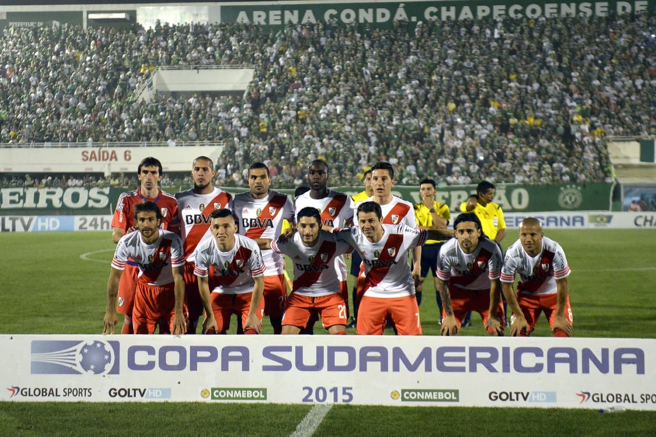 Barovero fue con River a Chapecó en Santa Catarina.