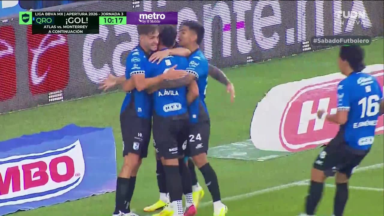 ¡Increíble gol del Querétaro! Alí Ávila abre el marcador frente a Tigres