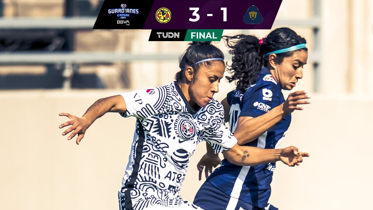 América remonta, vence y le quita el invicto al líder Pumas