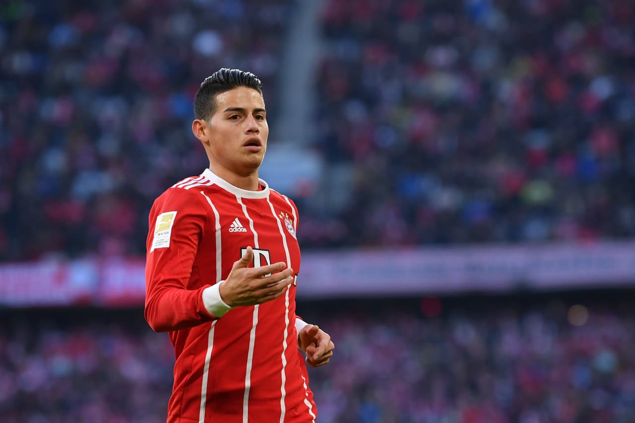 5. James Rodríguez - Goles: 6 - Oportunidades: 36 - Porcentaje de éxito: 16,67%