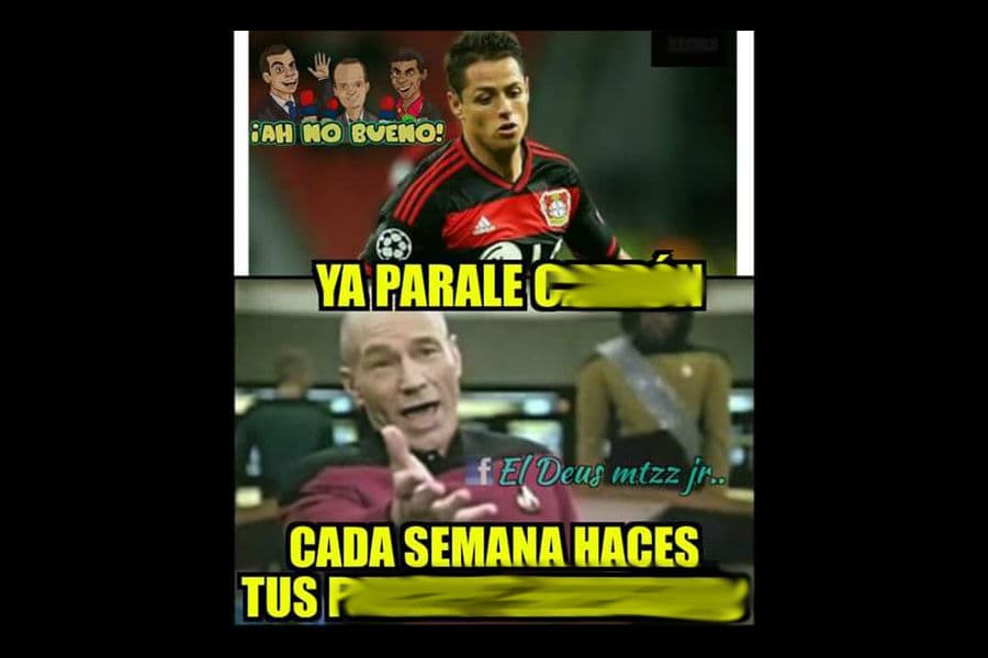 memes del doblete de Chicharito y más de la Champions League