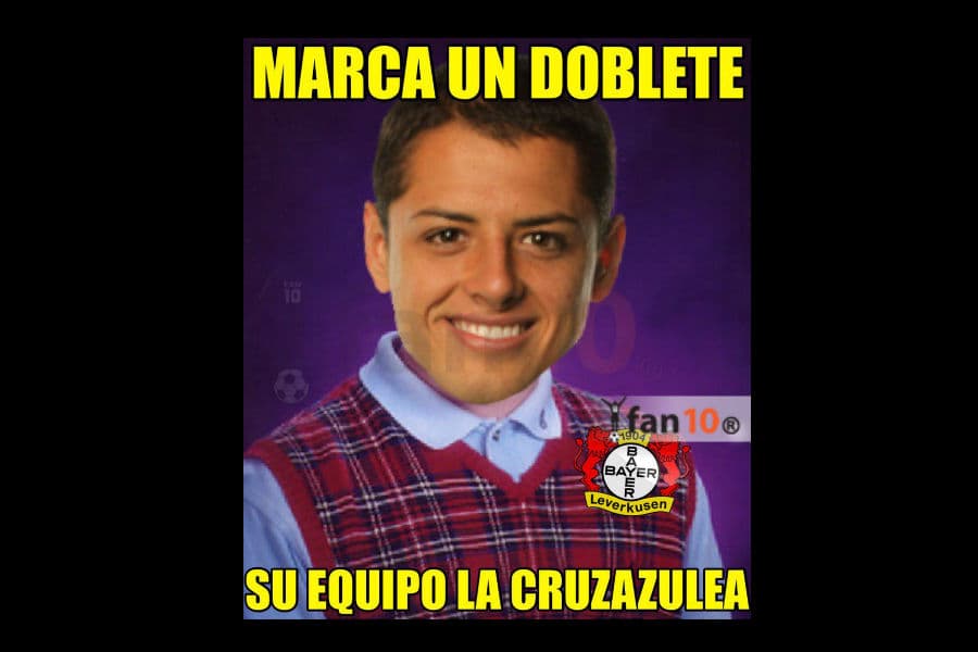 memes del doblete de Chicharito y más de la Champions League
