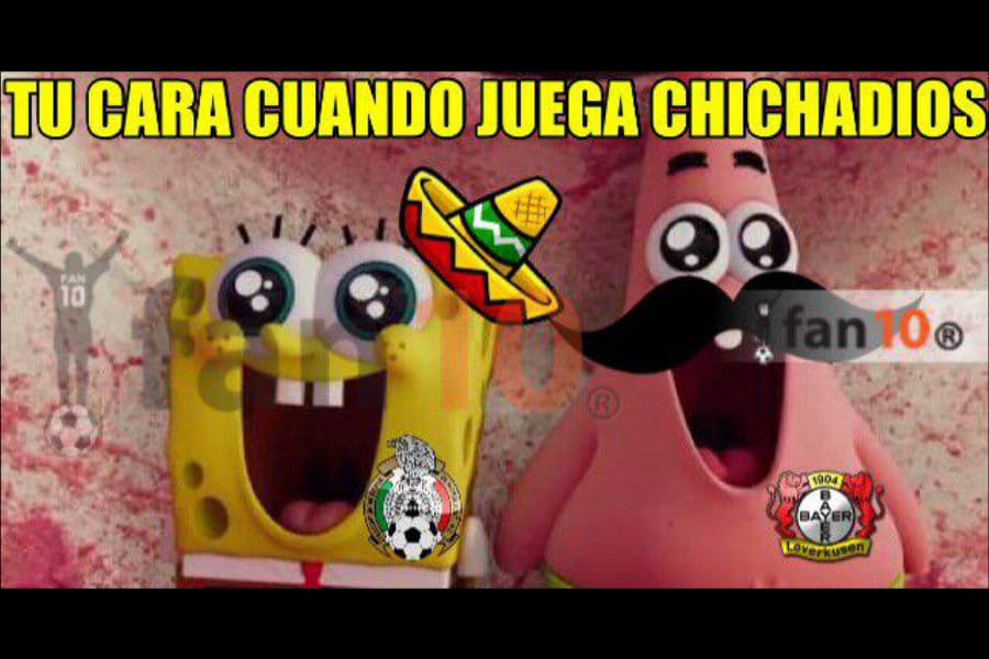 memes del doblete de Chicharito y más de la Champions League