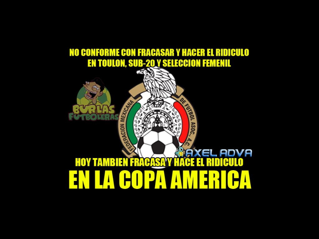 La eliminación de México, el error Jamaica-África de Cavani, el choque de Arturo Vidal y la selfie con Messi fueron los temas de burla de lo que va en Chile 2015.