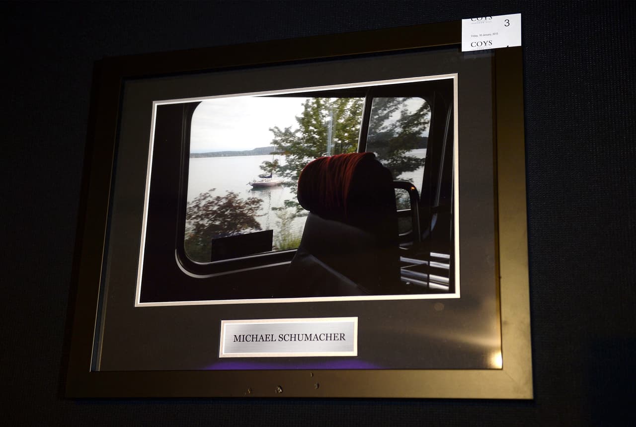 Esta fue la última imagen que tomó Schumacher antes de su accidente, que ha mermado su patrimonio calculado en más de 600 millones de euros.