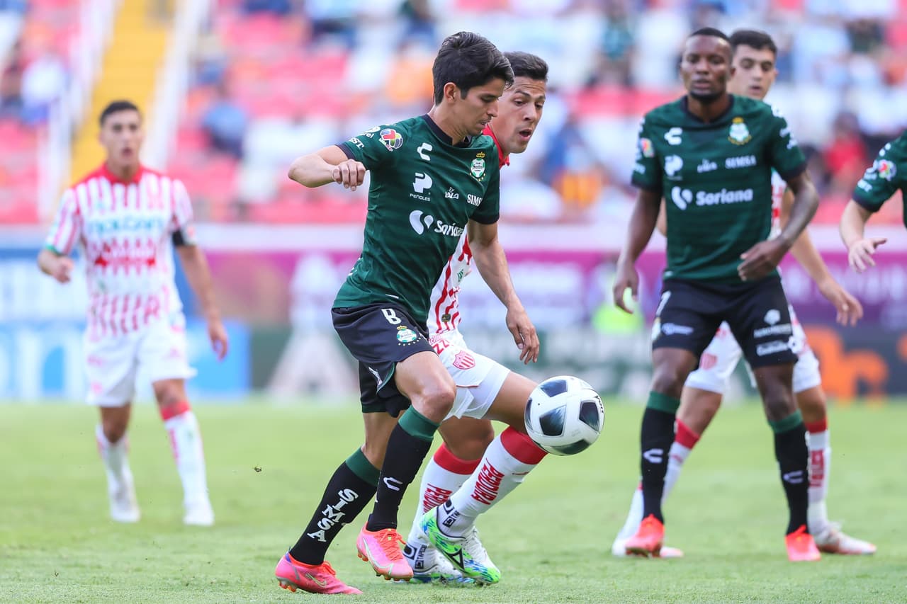 Juan Otero, Jesús Ocejo y Diego Valdés son los encargados de anotar los primeros tres goles del Apertura 2021 en la goleada de Santos 0-3 sobre Necaxa.