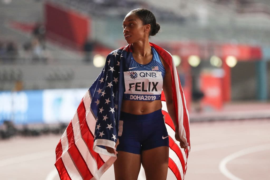<b>Allyson Felix / iconos</b>
<br>Lucho por la discriminación de atletas embarazadas y dio catedra, pues se llevó a casa su decimotercer oro en el campeonato mundial en el otoño de 2019.