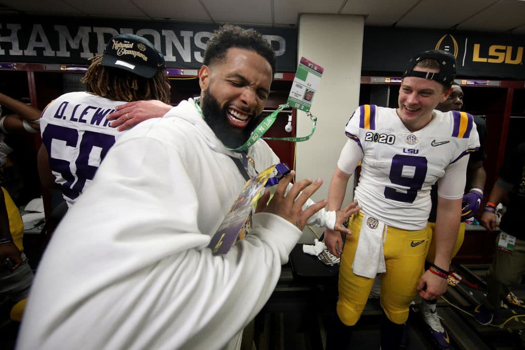 Así fue la celebración de LSU tras coronarse campeón de la NCAA sobre Clemson, con una actuación destacada de Joe Burrow.