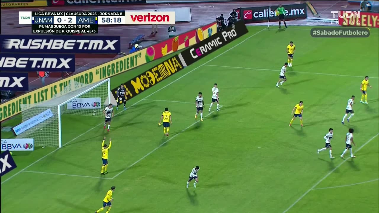 ¡TIRO ATAJADO! disparo por Kevin Álvarez.