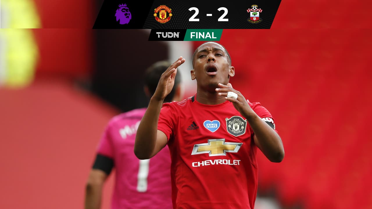 Manchester United empata con Southampton y arde la zona de Champions League