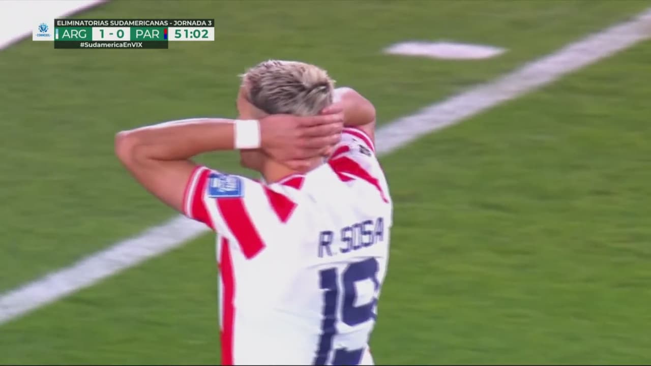 Sosa se pierde el empate para Paraguay