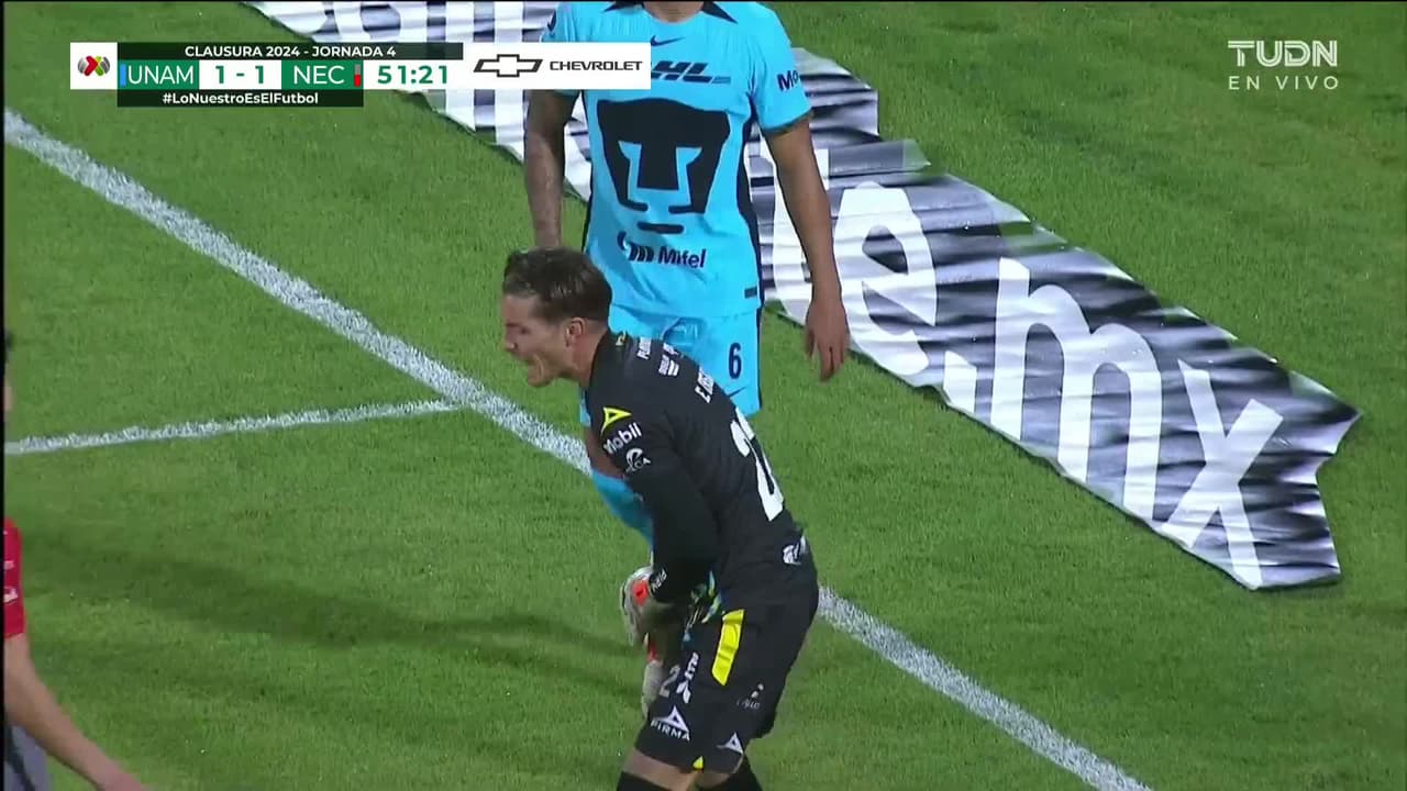 ¡GOOOL! Lisandro Magallán anota para Pumas UNAM.