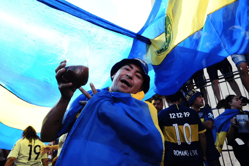Gran ambiente en el festejo del Día del Hincha de Boca Juniors. La primera vez que se celebró fue el 12-12-12, para demostrar el orgullo de ser bostero.