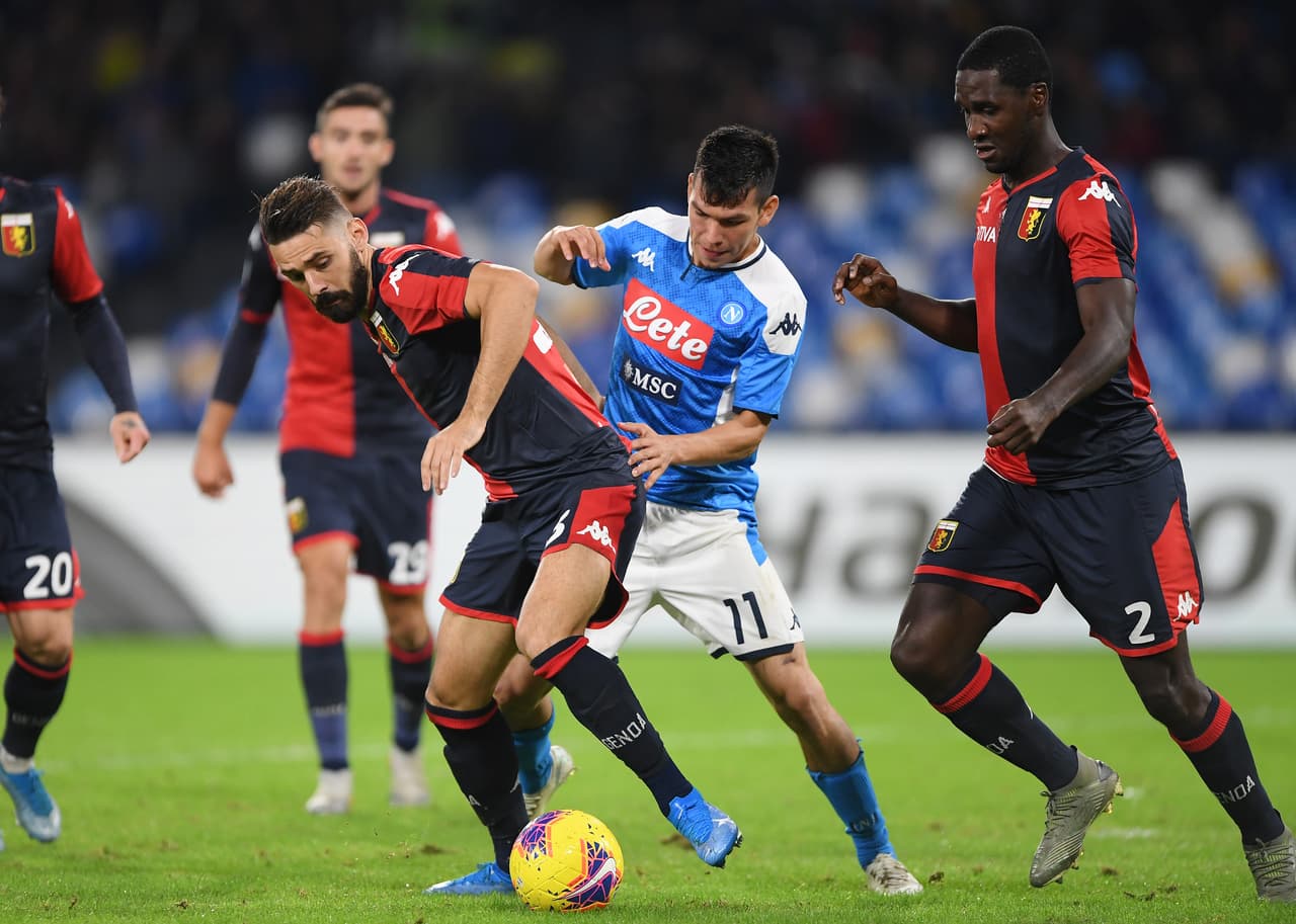 Hirving ‘Chucky’ Lozano jugó los 90’ minutos del encuentro en San Paolo.