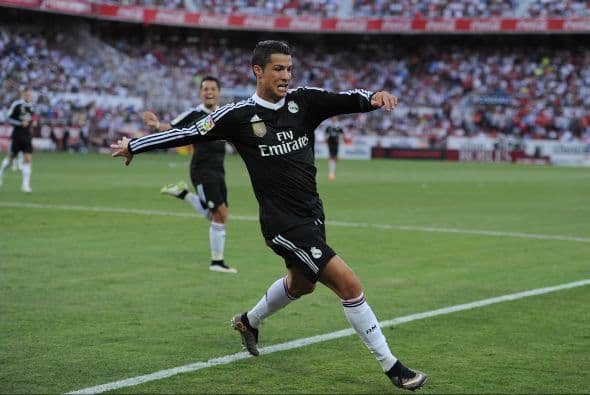 El crack portugués anotó los tres goles para darle la victoria al Madrid en Sevilla.