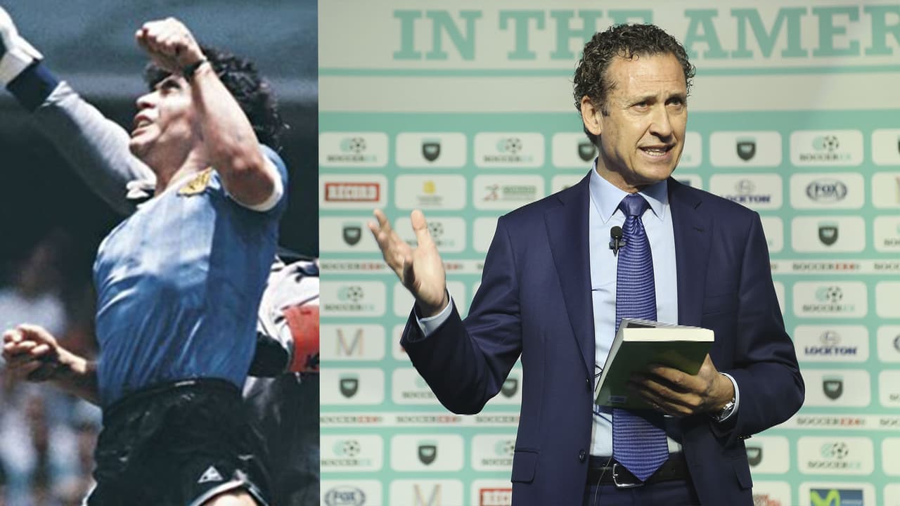 Valdano revela que 'La Mano de Dios' fue practicada