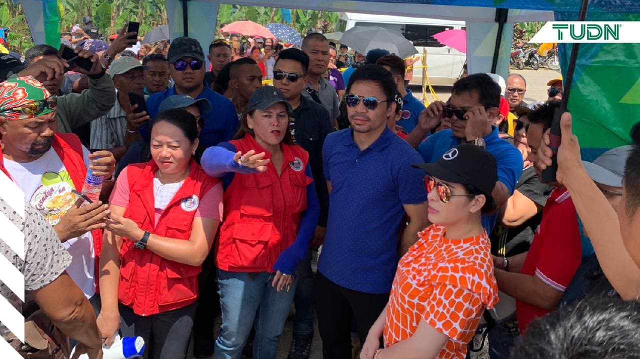 Manny Pacquiao se solidariza con afectados por terremoto en Filipinas