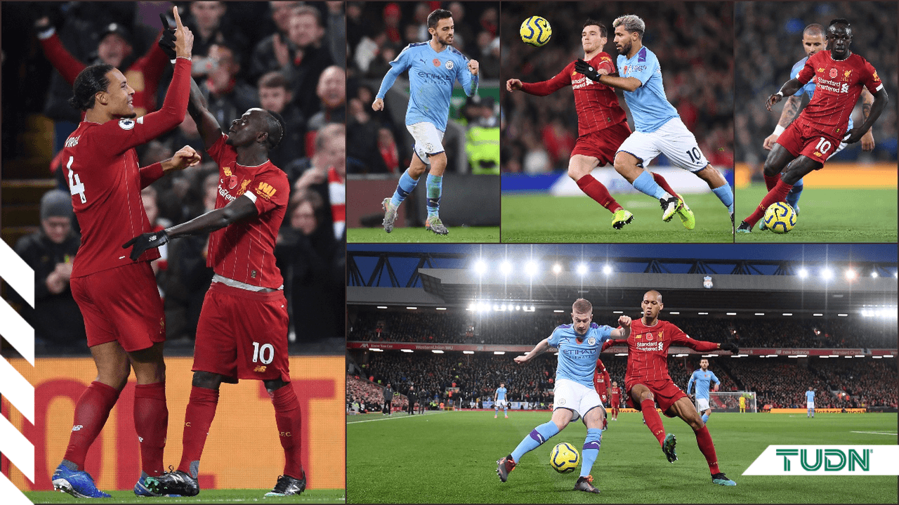 Con victoria de tres goles a uno sobre el Manchester City, el Liverpool es líder de la Premier League y City cae a la cuarta posición.