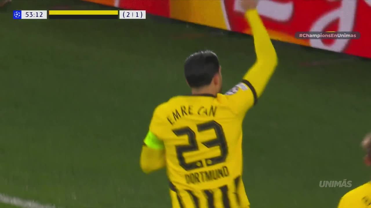 ¡Gol del Dortmund! Emre Can descuenta desde la pena máxima