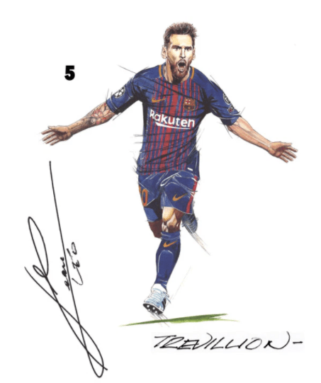 Marcar a Messi es la pesadilla de cualquier defensa, ¿verdad Boateng?, pero dibujarlo es un poco más sencillo y Paul Trevillion nos dice cómo hacerlo.