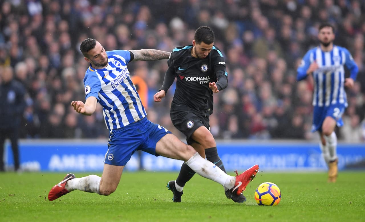 De la mano de Hazard, Chelsea no tuvo piedad ante Brighton