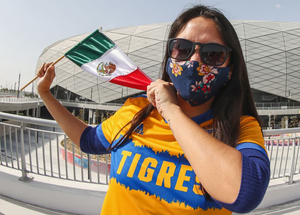 Los aficionados llegaron al Education City Stadium para alentar a los Tigres de la UANL, el flamante representante de la Concacaf.