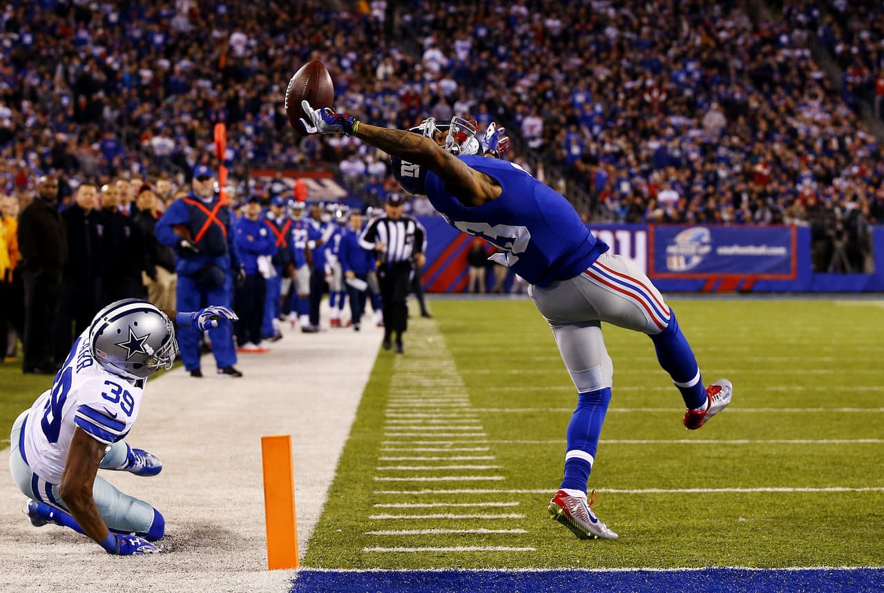 ... la rapidez de Odell Beckham Jr.