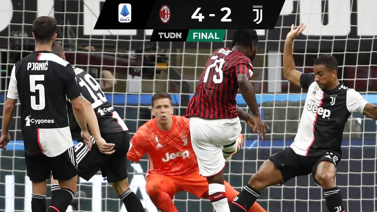 ¡Qué remontada! Milan vence a Juventus con 3 goles en 5 minutos