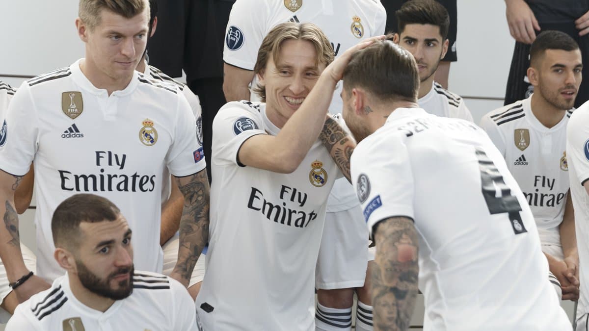 El conjunto merengue posó para su nueva placa oficial.