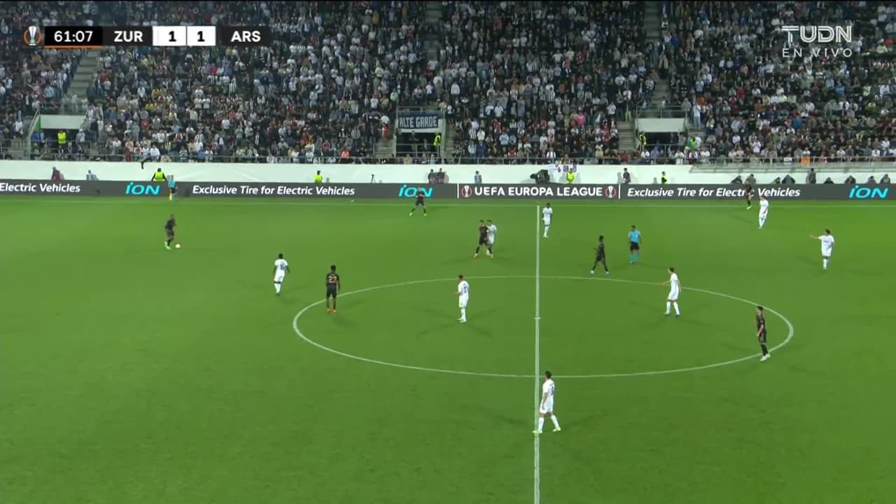 ¡Lo ganó el Arsenal! Eddie Nketiah puso el 1-2 sobre el Zurich