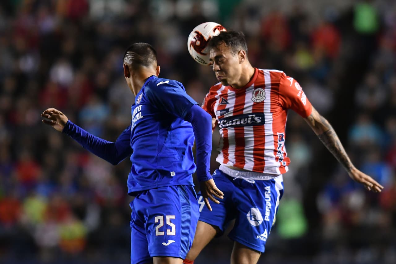 Con goles de Luis Reyes y Germán Berterame, Atlético San Luis gana y manda a Cruz Azul al fondo de la tabla.