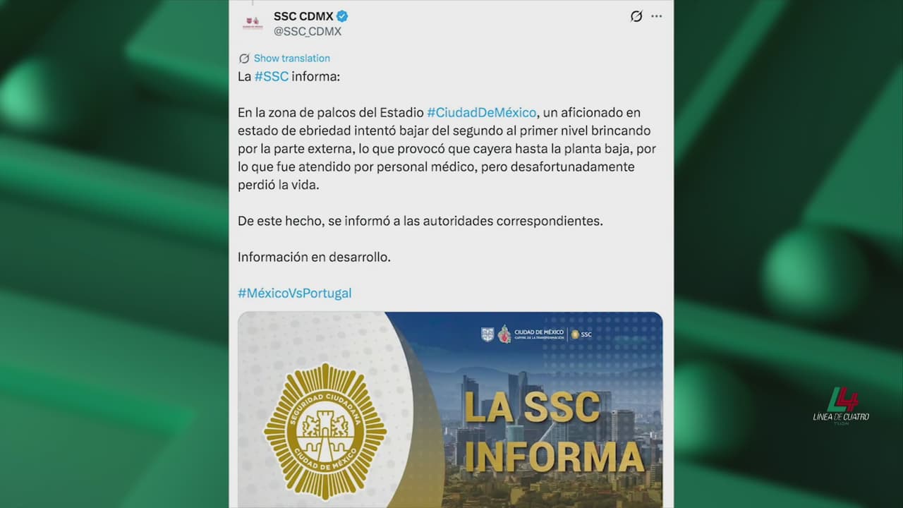 Muere aficionado en estado inconveniente