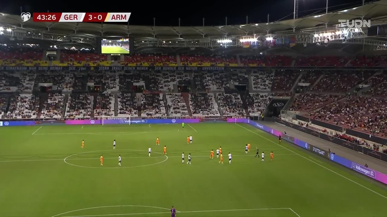 Cayó el cuarto de Alemania... Werner anotó y Armenia está desfondada