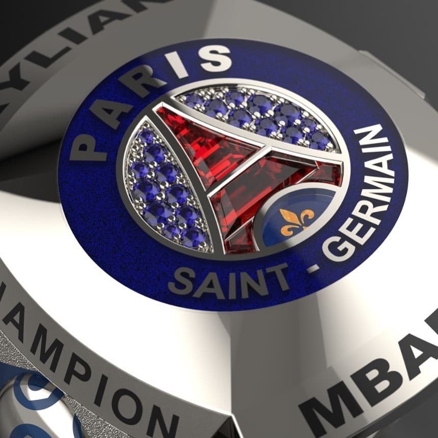 Los anillos personalizados de Neymar, Mbappé y Dinho | Estas son las tremendas joyas personalizadas dignas de la realiza del futbol mundial.