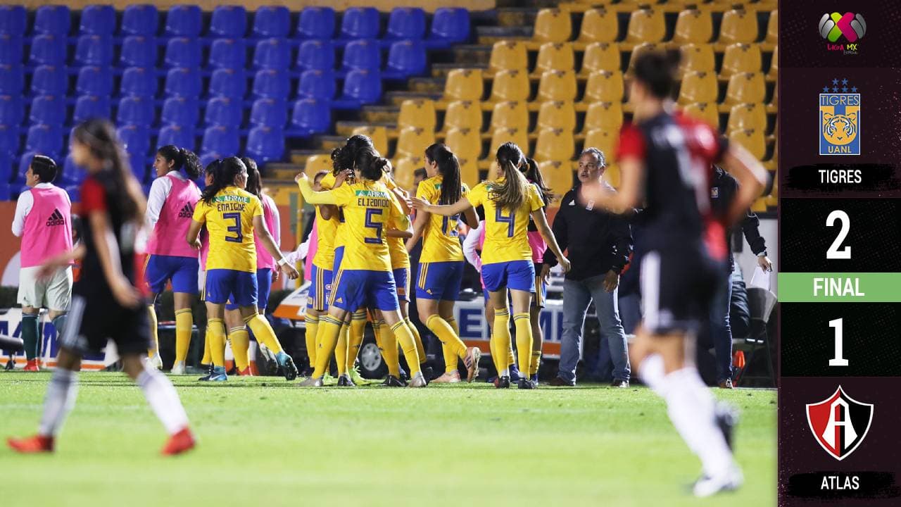Tigres termina con el invicto a Atlas y le roba la cima del Grupo 2