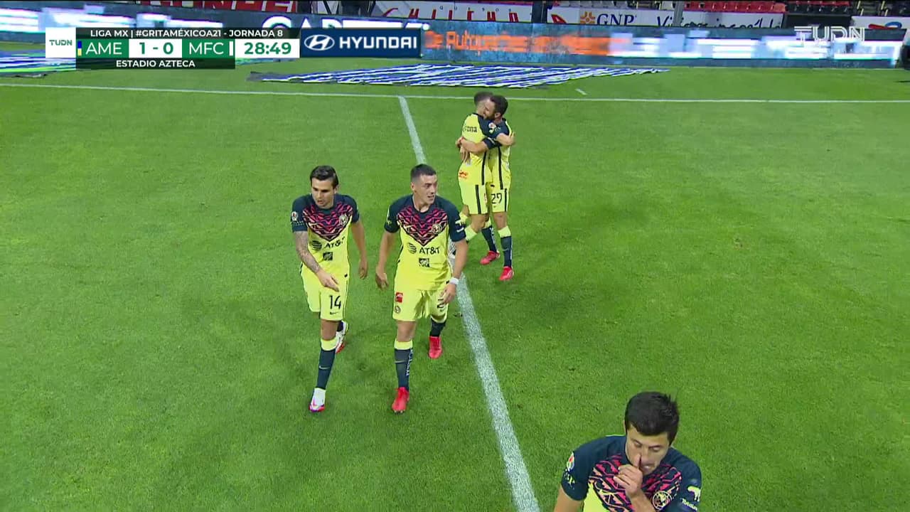 ¡Gol del América! Fidalgo sorprende y pone el 1-0 sobre Mazatlán FC