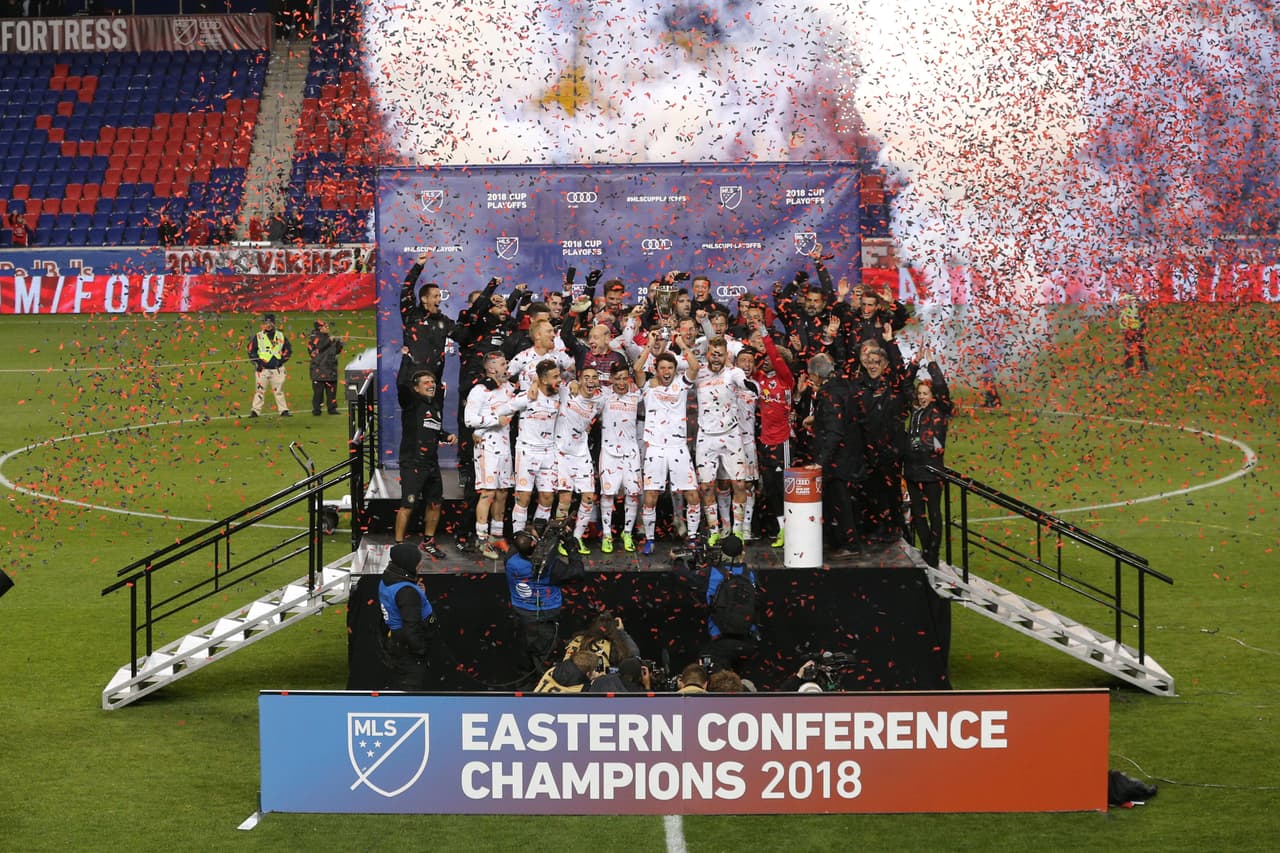 Ya sin gente en el estadio, el Atlanta United del Tata Martino alzó el título de la Conferencia Este.