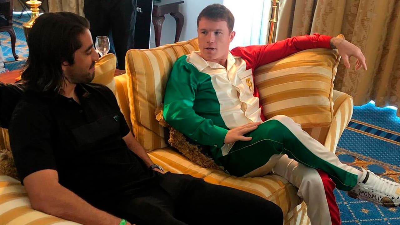 Rodolfo Pizarro visita a Canelo previo a combate con Yildirim
