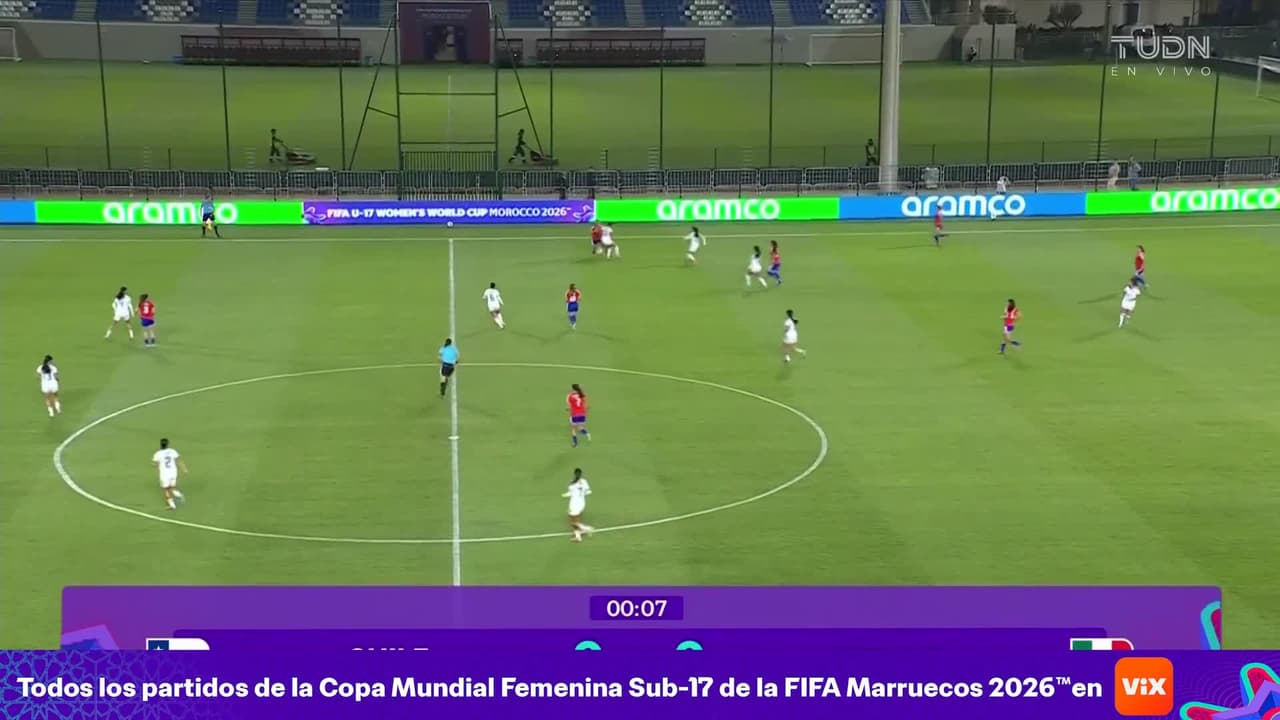 ¡En vivo! Chile vs. México Mundial, Sub 17 Femenil ¡Aquí!