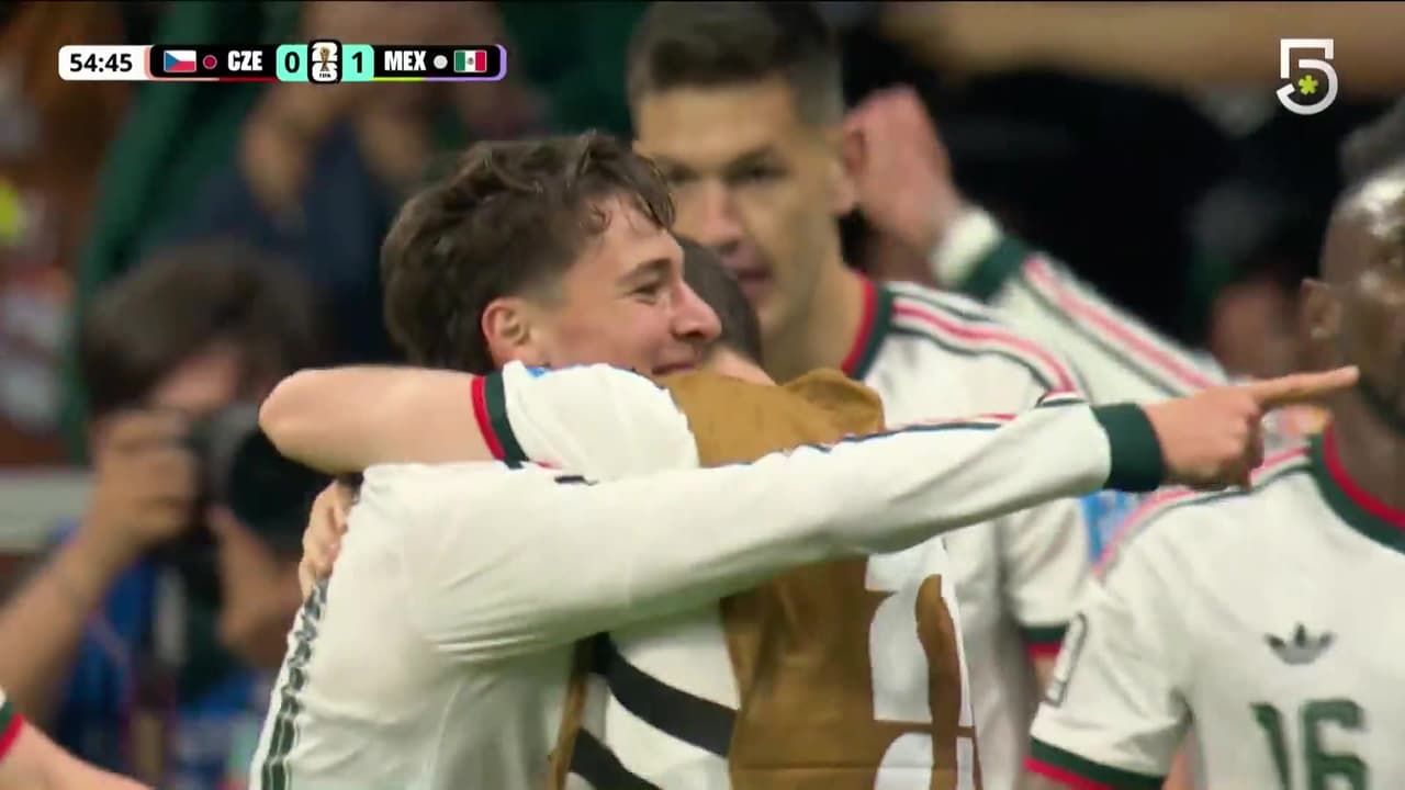 ¡Gol de Mateo Chavez vs. Chequia! Explota el Estadio Ciudad de México