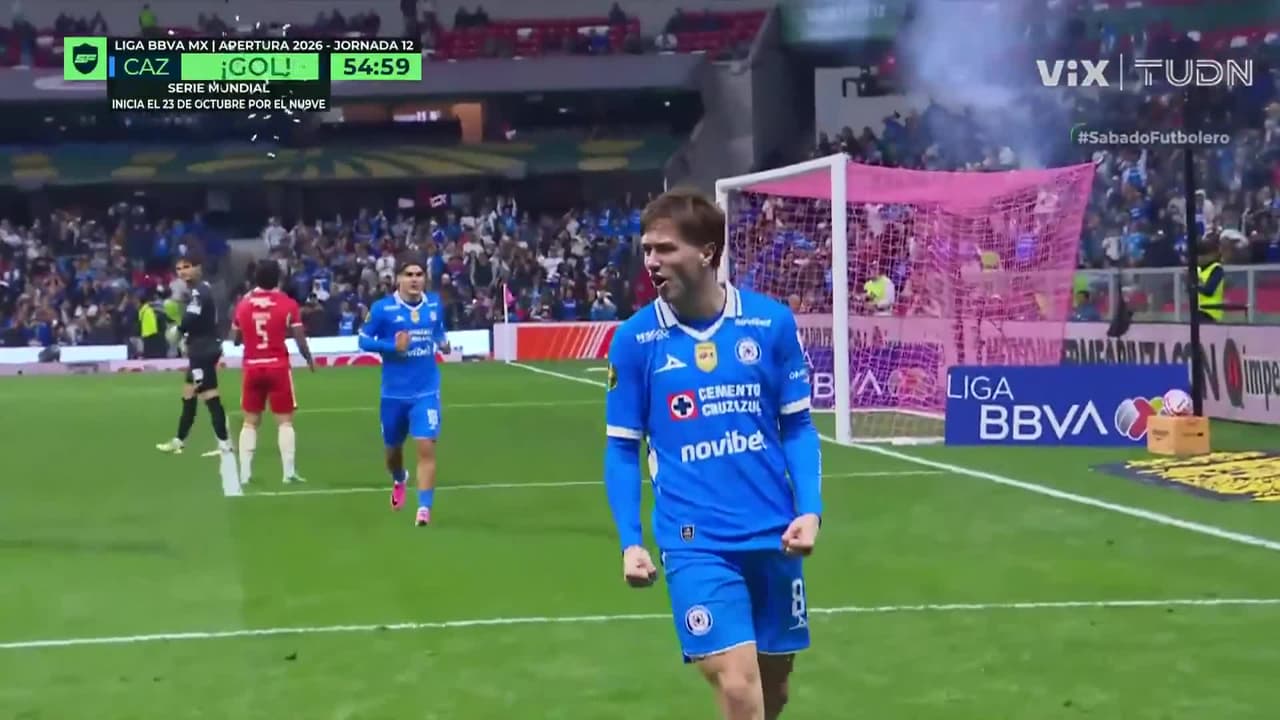 ¡Gol de Cruz Azul! ¡4-0! ¡Agustín Palavecino no perdona un horroroso error en defensa de Juárez!
