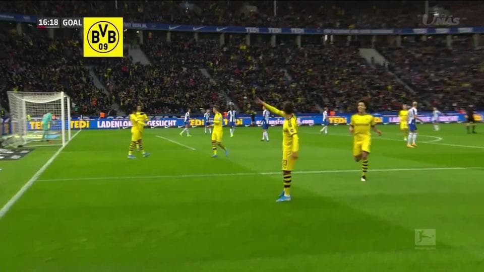¡GOOOL! Thorgan Hazard anota para Borussia Dortmund