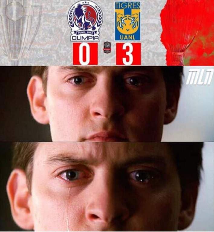 Los Tigres golean al Olimpia y los memes los rematan | El cuadro del ‘Tuca’ despachó al conjunto hondureño y las reacciones en internet aparecieron.