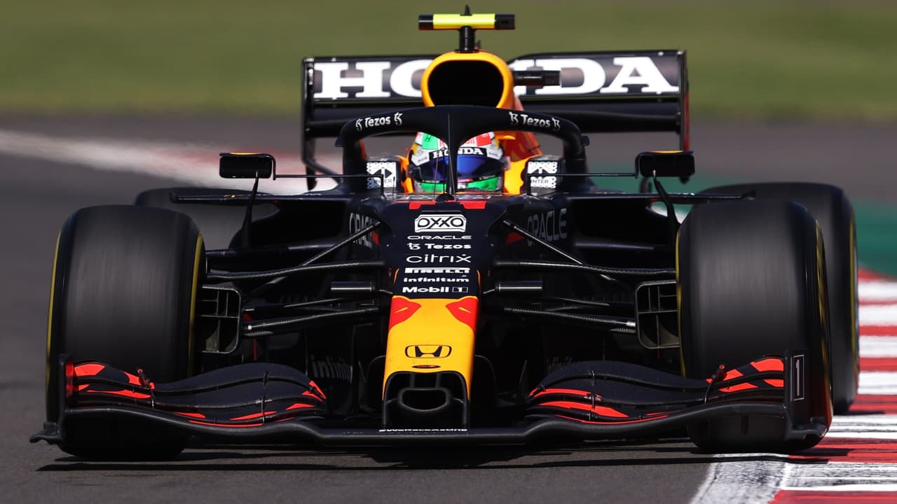 Checo Pérez en el Gran Premio de México