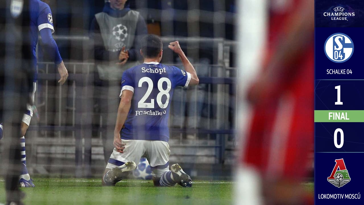 Schalke 04 vs. Lokomotiv en vivo Champions League