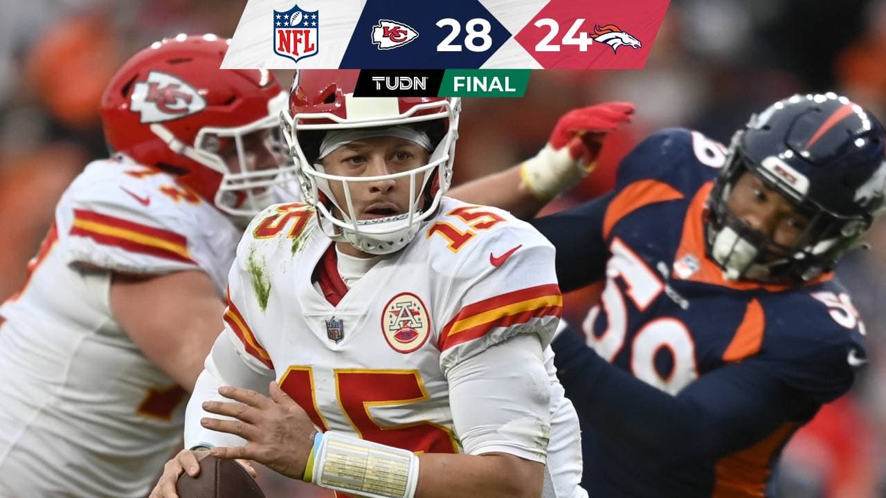 Kansas City vence en Denver y espera ser líder de la AFC