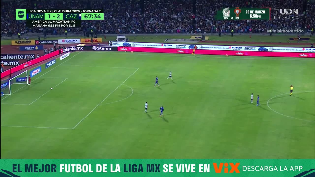 ¡SE VA EXPULSADO! Nathan Silva se va a las regaderas por doble amarilla, y Pumas se queda con 10 jugadores