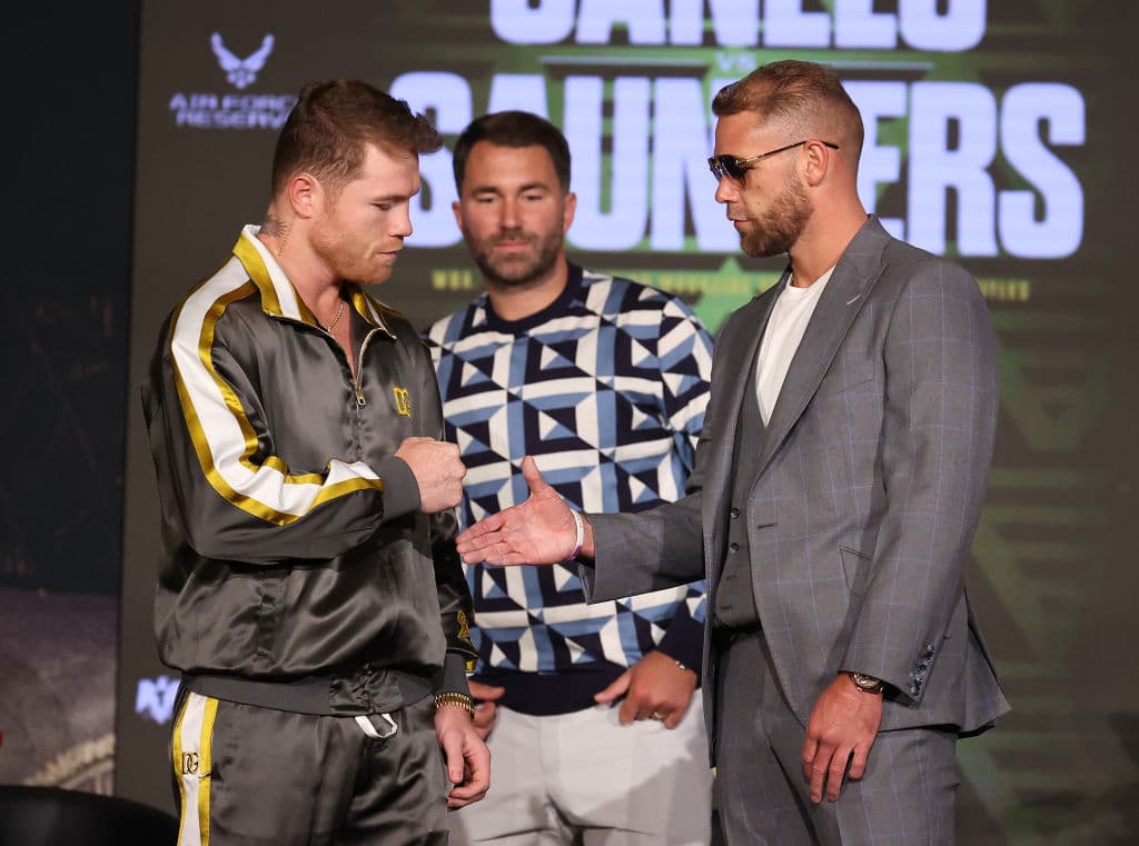 Con tensión entre los peleadores se sintió en todo momento y los preparativos están listos para el duelo de titanes.