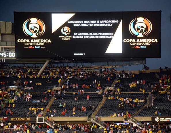 Así fue el anuncio que invitaba a la gente a resguardarse