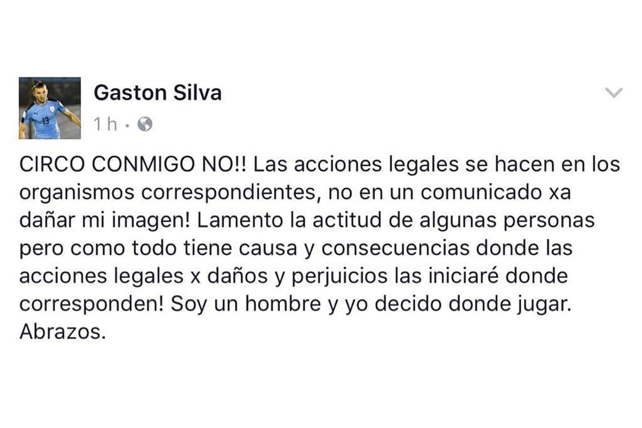 El zaguero charrúa fue muy enfático ante las quejas publicadas por la directiva auriazul de Pumas.
